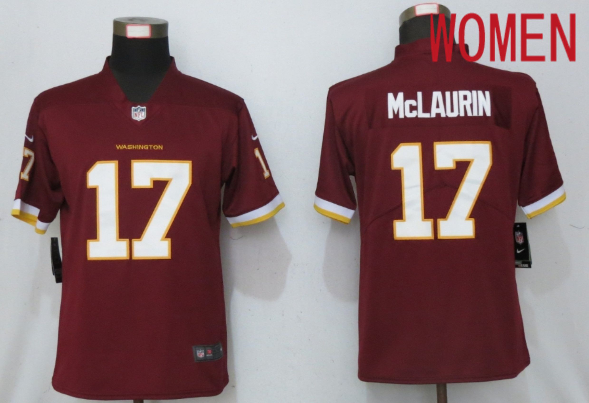 Women Washington Redskins #17 Mclaurin Red 2020 Vapor Untouchable Elite Play NFL Nike Jerseys->los angeles rams->NFL Jersey